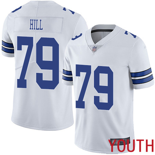 Youth Dallas Cowboys Limited White Trysten Hill Road #79 Vapor Untouchable NFL Jersey->youth nfl jersey->Youth Jersey